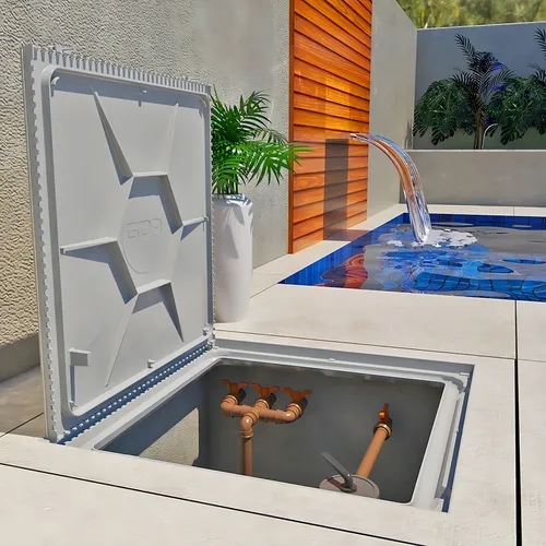 Siempre hay una solución si la sala de máquinas de la piscina está enterrada