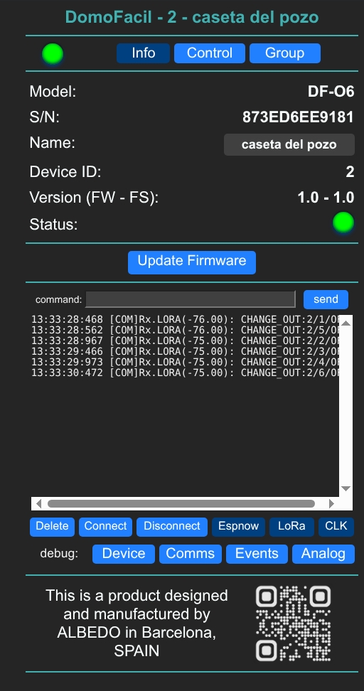 DFMR-O6 orders from HUB